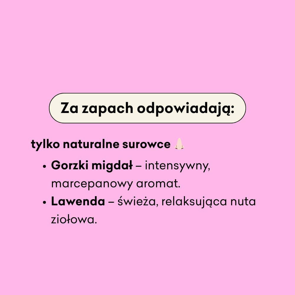Marcepan z Makiem - naturalne mydło w kostce