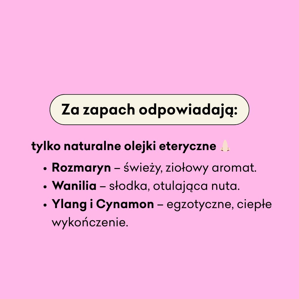 Zestaw - szampon i odżywka w płynie za zapach odpowiadają tylko naturalne olejki eteryczne.