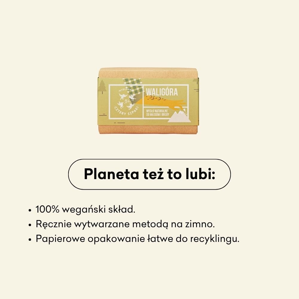 Waligóra - naturalne mydło w kostce 100% wegański skład.