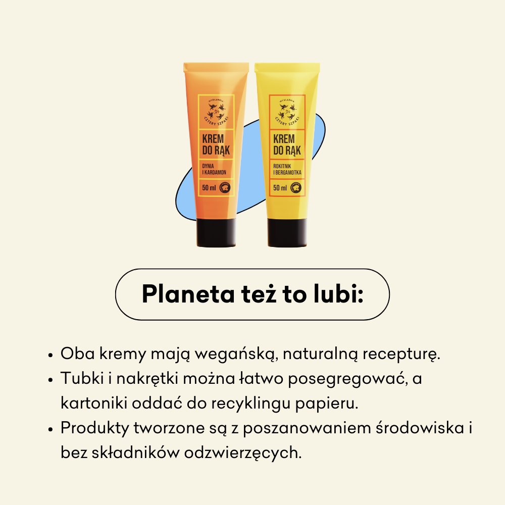 Dwupak kremów do rąk - wegańska, naturalna receptura.
