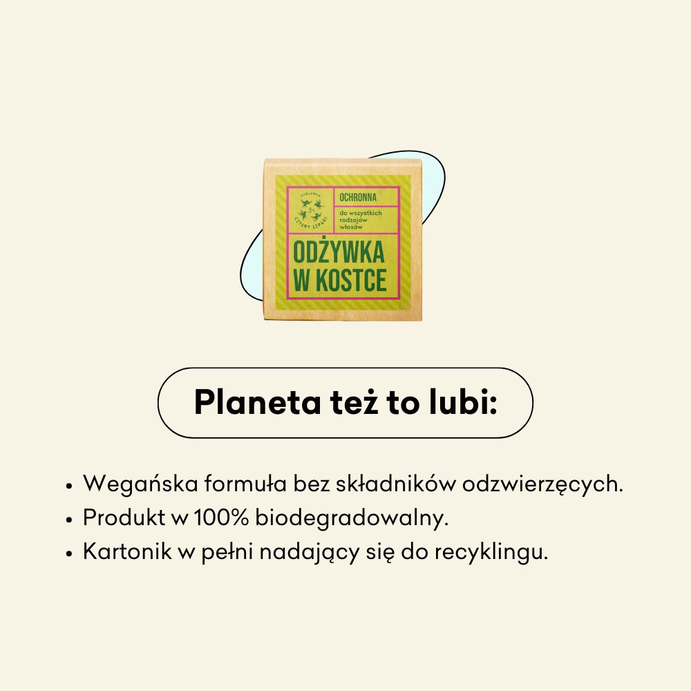 Ochronna odżywka w kostce - Leśna Róża