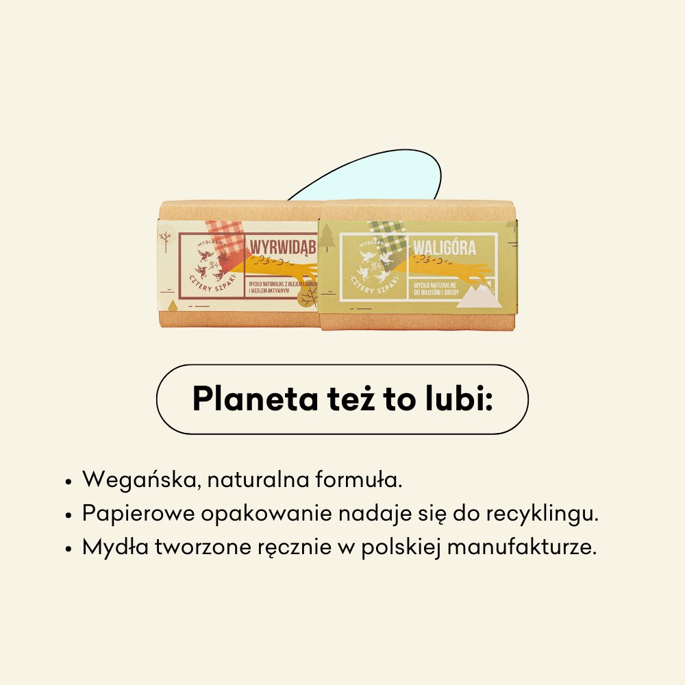 Mężny Duet: Wyrwidąb i Waligóra - zestaw naturalnych mydeł, wegańska, naturalna formuła.