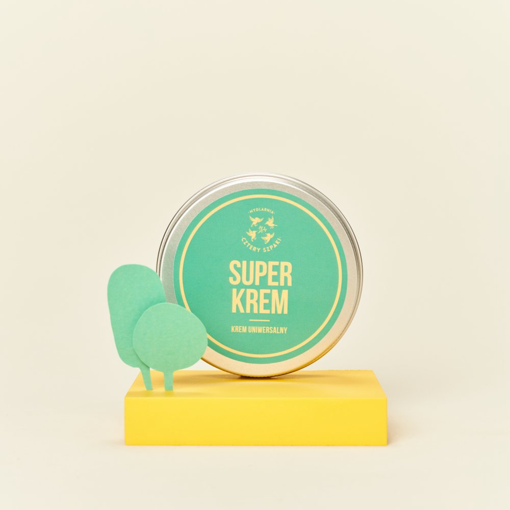 Krem uniwersalny Superkrem w aluminiowej puszce. 