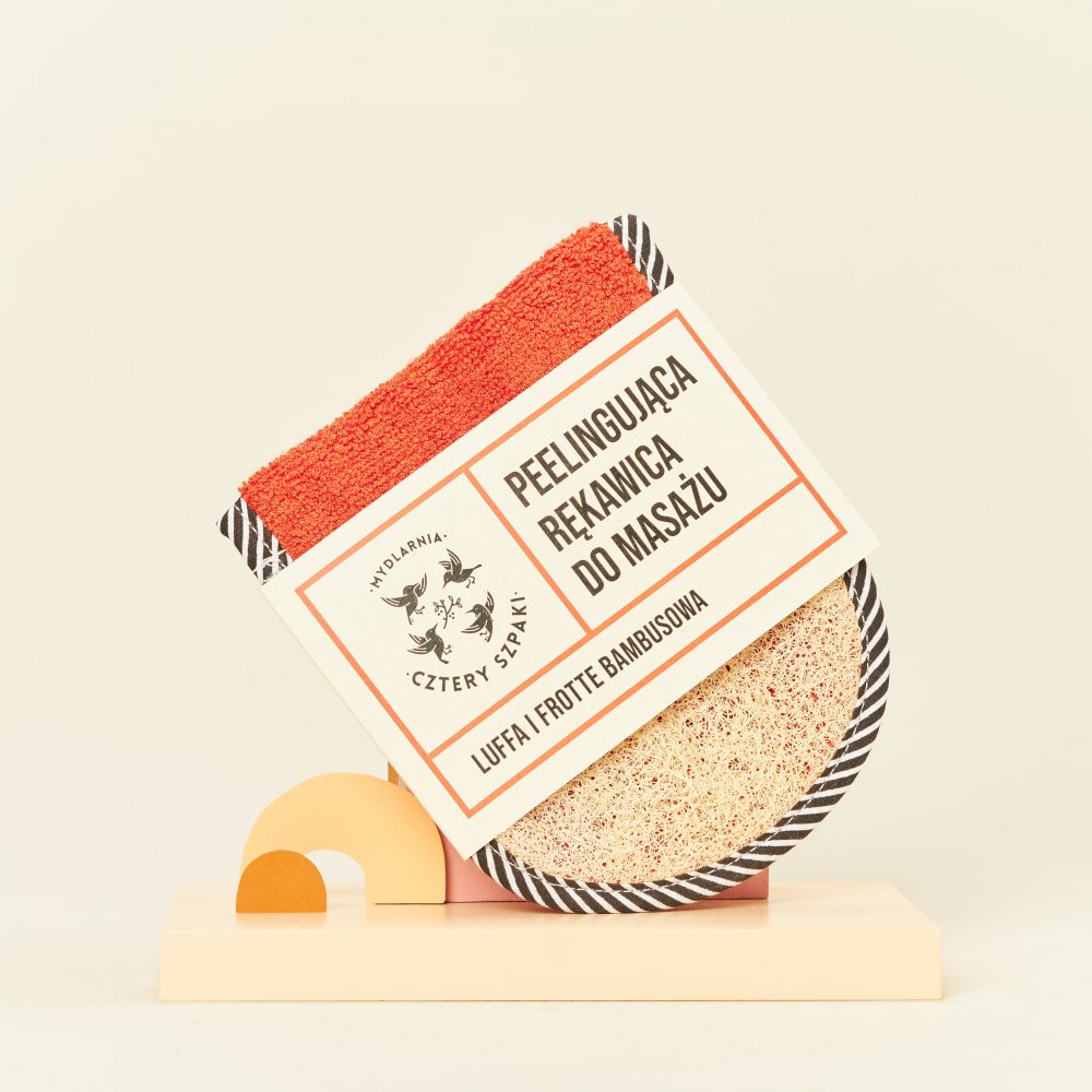 Peelingująca rękawica do masażu