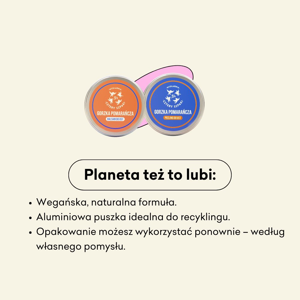 Zestaw Gorzka Pomarańcza to wegańska, naturalna formuła. 