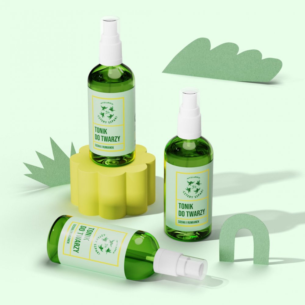 tonik do twarzy Sosna i Rumianek 4 Szpaki