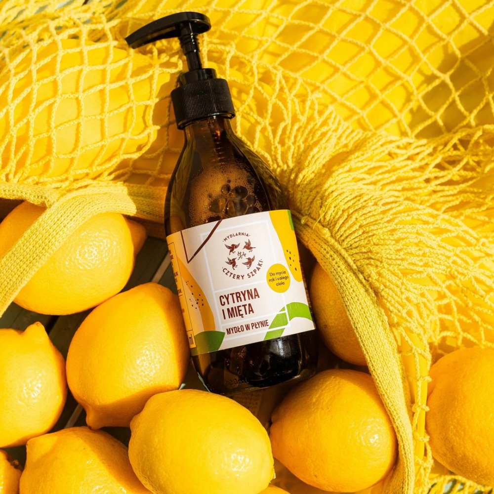 Cytryna i Mięta - naturalne mydło w płynie