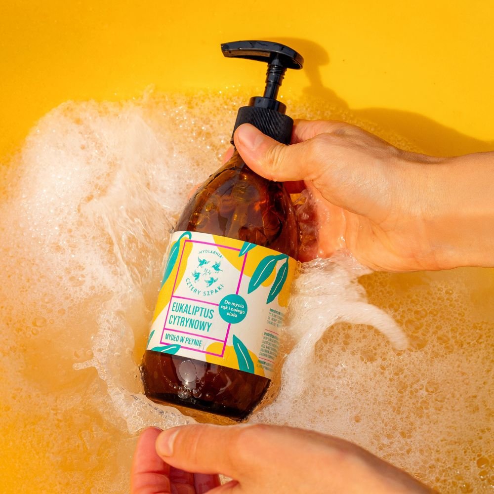 Eukaliptus Cytrynowy - naturalne mydło w płynie