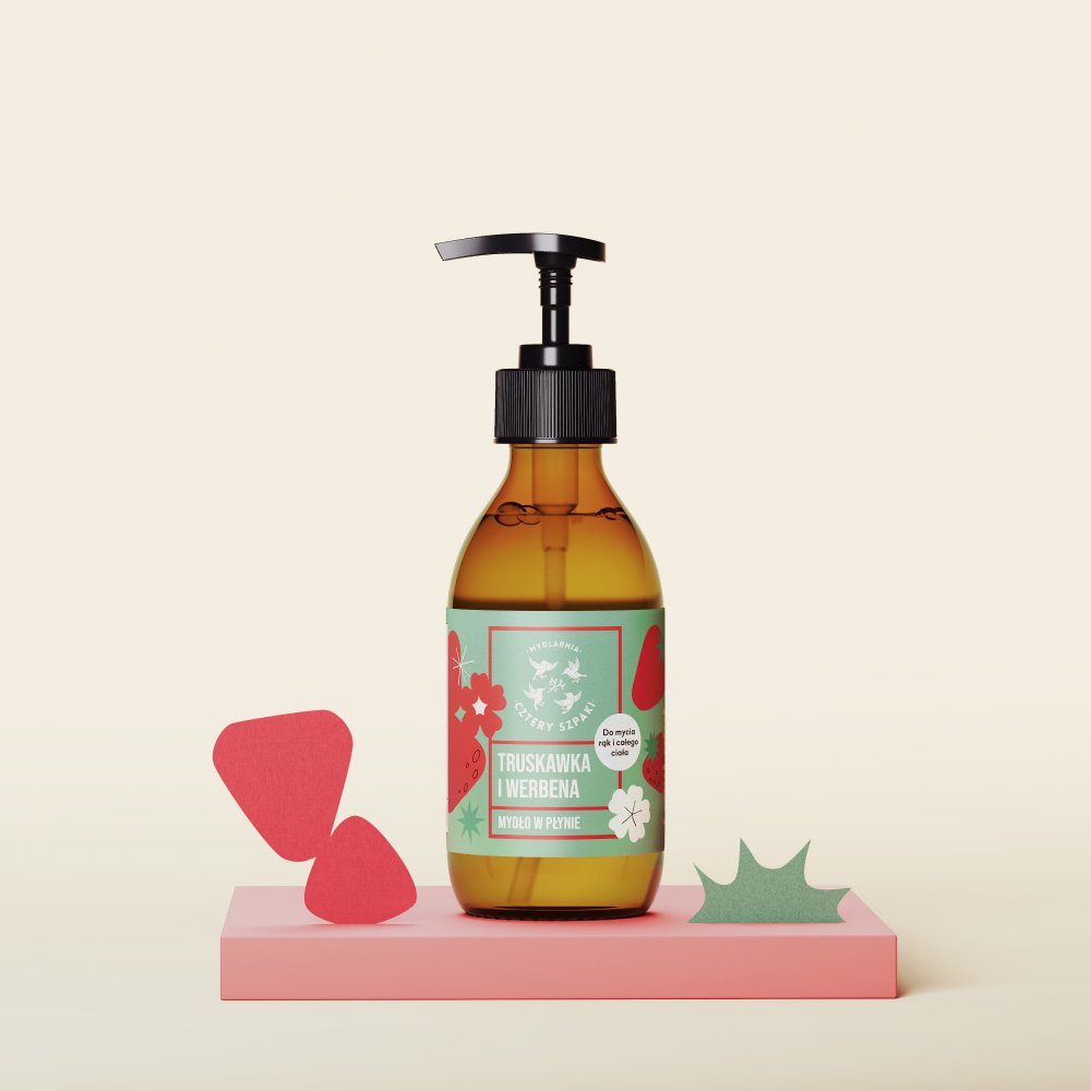 Mydło w płynie Truskawka i Werbena