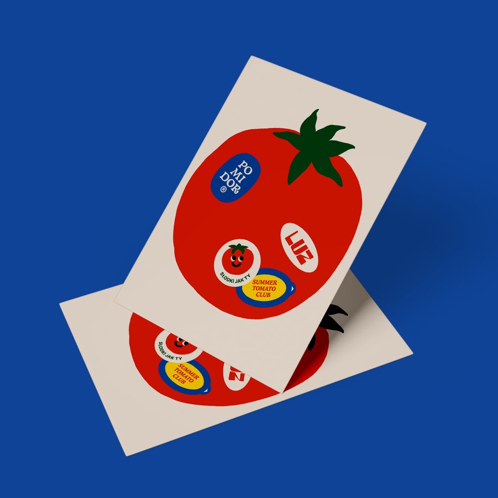 Pocztówka z pomidorem