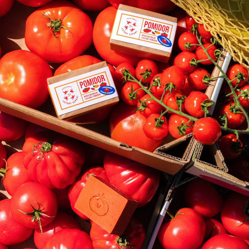 Pomidor x Przemek Sokołowski - naturalne mydło w kostce