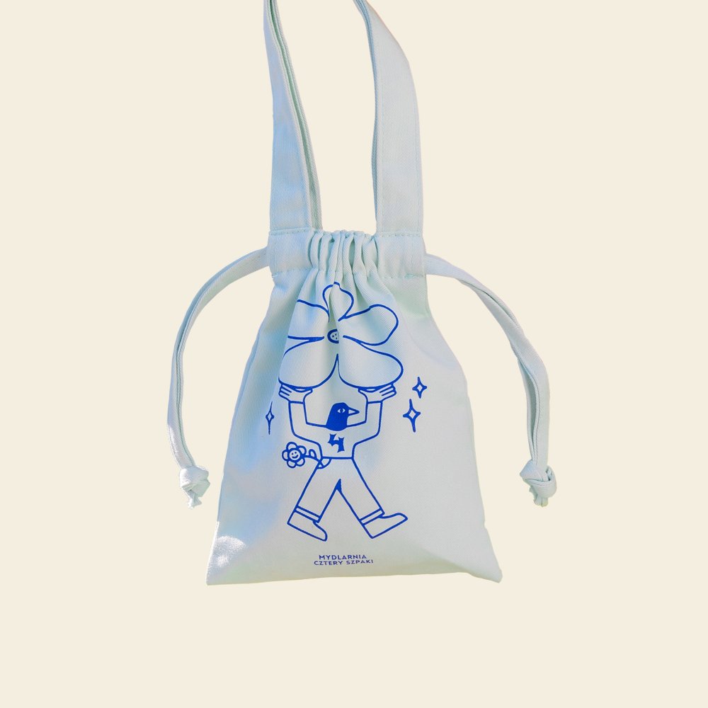 Mydło Set - zestaw 4 mini mydeł w woreczku bawełnianym